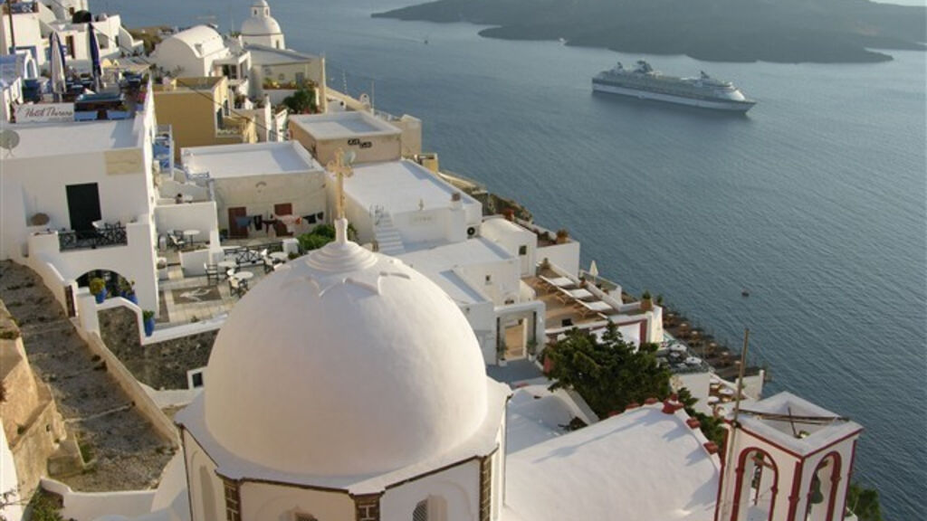 Santorini Reflexions Volcano