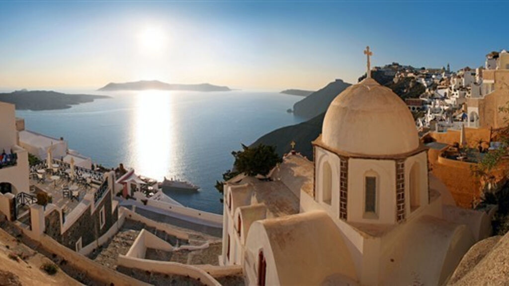 Santorini Reflexions Volcano